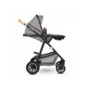 LIONELO Kombinovaný kočárek 3v1 Amber Grey Stone