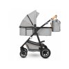 LIONELO Kombinovaný kočárek 3v1 Amber Grey Stone