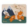 HAUCK Dřevěné Puzzle s úchyty Puzzle N Sort Fox
