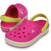 CROCS Crocband Kids Neon Magenta/Citrus C8/9