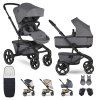 EASYWALKER Set XXL kočárek kombinovaný Jimmey Iris Grey s příslušenstvím