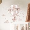 PASTELOWE LOVE Samolepky na zeď Hot Air Balloon Boho