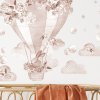 PASTELOWE LOVE Samolepky na zeď Hot Air Balloon Boho