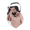 HAUCK Zavinovací deka do autosedačky a kočárku Snuggle Bambi Rose