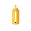 BINK Cenově zvýhodněný set Mama Skleněná lahev na vodu + Brčko s uzávěrem Mustard/Clear