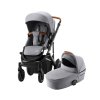 BRITAX Set kočárek Smile 4 + hluboká korba Frost Grey