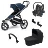 THULE Cenově zvýhodněný set Urban Glide 2 Alu/Majolica Blue + Maxi Cosi CabrioFix Black