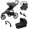 THULE Cenově zvýhodněný set Urban Glide 2 Black/Grey Melange + Maxi Cosi CabrioFix Black