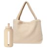 STUDIO NOOS Cenově zvýhodněný set Taška Mom Bag Teddy Ecru + BINK Mama Lahev Sand