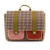 STICKY LEMON School Bag Tartan Map Green