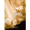 DOLLY sukně třpytivá zlatá
