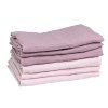 MININOR Mušelínové organické plenky Rose/Purple 6 ks