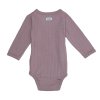 LODGER Romper LS Solid Rose