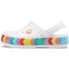 CROCS Crocband Chevron Beaded Clog K White