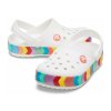 CROCS Crocband Chevron Beaded Clog K White