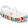 CROCS Crocband Chevron Beaded Clog K White