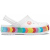CROCS Crocband Chevron Beaded Clog K White