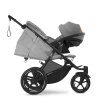 CYBEX Gold Zvýhodněný set Kompletní kočárek Avi Spin Fog Grey + autosedačka, báze a adaptéry