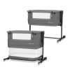 KINDERKRAFT Postýlka dětská polohovatelná Neste Grow Grey Melange