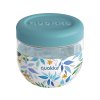 QUOKKA Plastová nádoba na jídlo Bubble Watercolor Leaves 770 ml