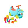 B.TOYS Odrážedlo s kostkami Hippo Locbloc
