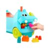 B.TOYS Odrážedlo s kostkami Hippo Locbloc
