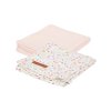 LITTLE DUTCH Pleny swaddle 70×70 Květiny a motýli/Pure soft pink 2ks