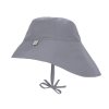 LÄSSIG Sun Protection Long Neck Hat Grey