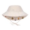 LÄSSIG Sun Protection Bucket Hat Botanical Offwhite