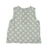 LODGER Tank Topper Tribe Muslin Silt Green