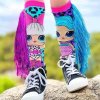 MADMIA Podkolenky L.O.L. Disco Dolls 3 - 5 let