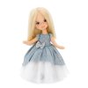 ORANGE TOYS Látková panenka Sweet sisters Mia Light Blue Dress