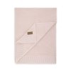 MOMI Dětská pletená deka Hug Růžová
