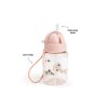 DONE BY DEER Láhev s brčkem Tiny farm růžová