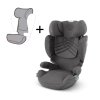 CYBEX Platinum Solution T i-Fix Plus Mirage Grey + letní potah Grey