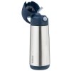 B.BOX Termoska na pití s brčkem 500 ml Midnight