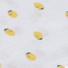 LÄSSIG Swaddle Burp blanket 85x85 Happy Fruits Lemon