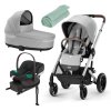 CYBEX Výhodný set Balios Lava Grey + Lůžko + Autosedačka se základnou