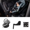THULE Výhodný set Základna Alfi + Autosedačka Maple Light Grey + Sluneční clona