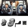 THULE Výhodný set Základna Alfi + Autosedačka Maple + Autosedačka Elm Light Grey + Sluneční clona