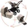 BUGABOO Donkey5 Kompletní kočárek Black/Desert Taupe + set pro sourozence