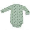 LODGER Romper Long Sleeves Print Rib Silt Green