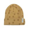 LODGER Beanie Print Rib Honey