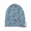 LODGER Beanie Print Rib Ocean
