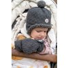 LODGER Mittens Empire Fleece Pigeon