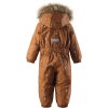 REIMA Dětský membránový overal Lappi Cinnamon Brown