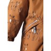 REIMA Dětský membránový overal Lappi Cinnamon Brown