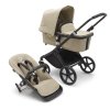 BUGABOO Fox Cub Kompletní kočárek Black/Desert Beige