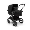 BUGABOO Lynx Kompletní kočárek Black/Black/Black + fusak Seaside Blue