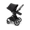 BUGABOO Lynx Kompletní kočárek Black/Black/Black + fusak Seaside Blue
